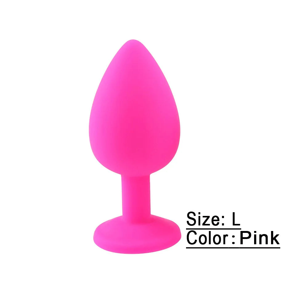 Soft Silicone Anal Butt Plug Men Prostate Massager Adult Gay Products Ass Stuffed Anal Trainer Unisex Sex Toys for Couples Goods EROCIT