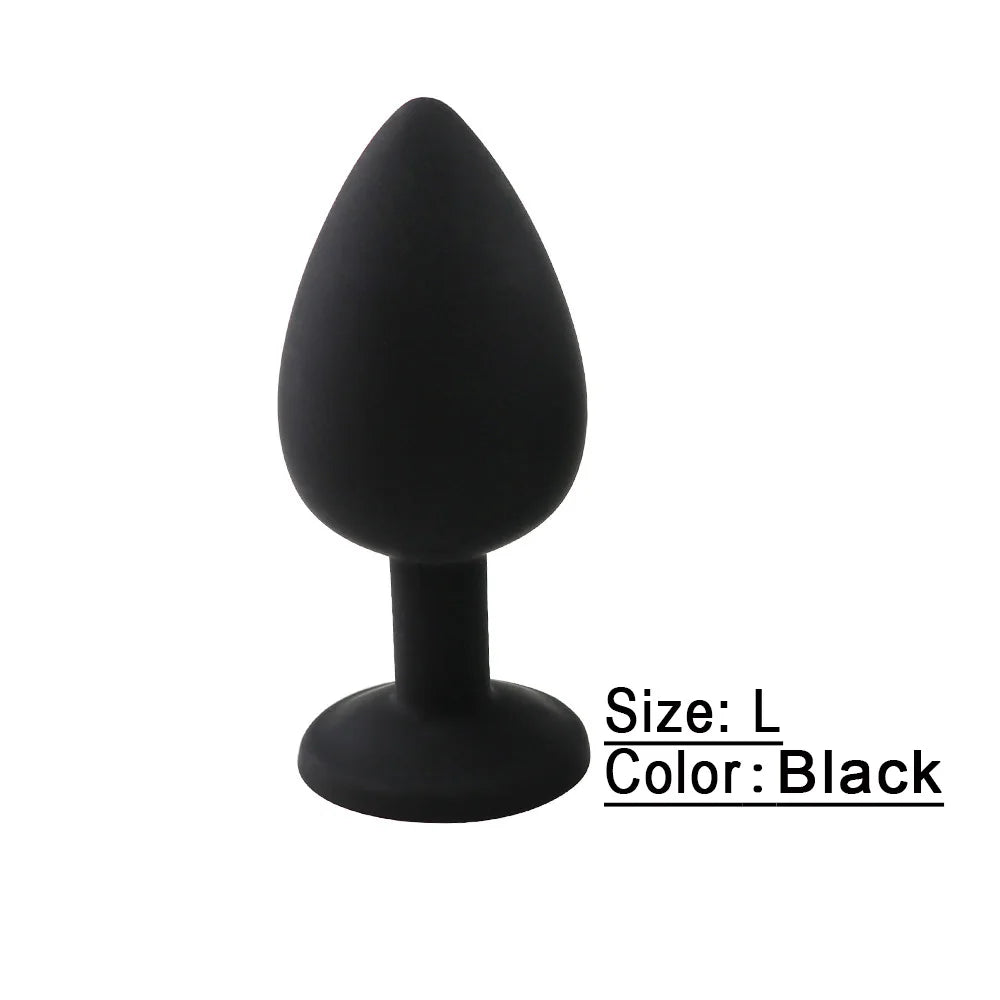 Soft Silicone Anal Butt Plug Men Prostate Massager Adult Gay Products Ass Stuffed Anal Trainer Unisex Sex Toys for Couples Goods EROCIT