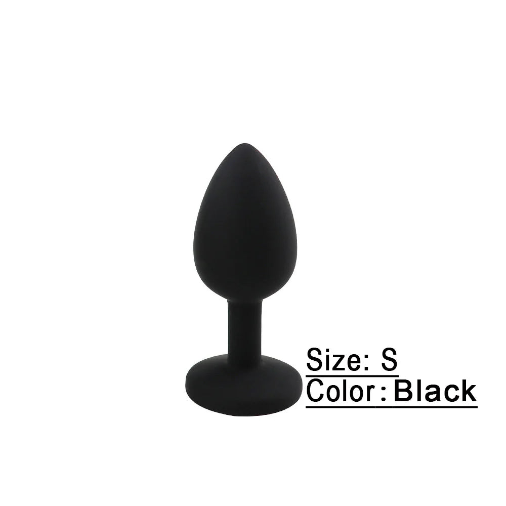 Soft Silicone Anal Butt Plug Men Prostate Massager Adult Gay Products Ass Stuffed Anal Trainer Unisex Sex Toys for Couples Goods EROCIT
