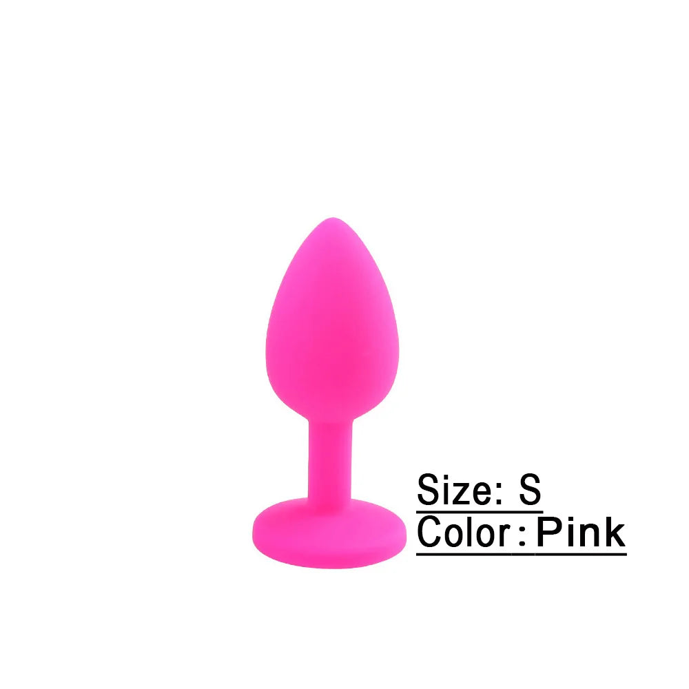 Soft Silicone Anal Butt Plug Men Prostate Massager Adult Gay Products Ass Stuffed Anal Trainer Unisex Sex Toys for Couples Goods EROCIT