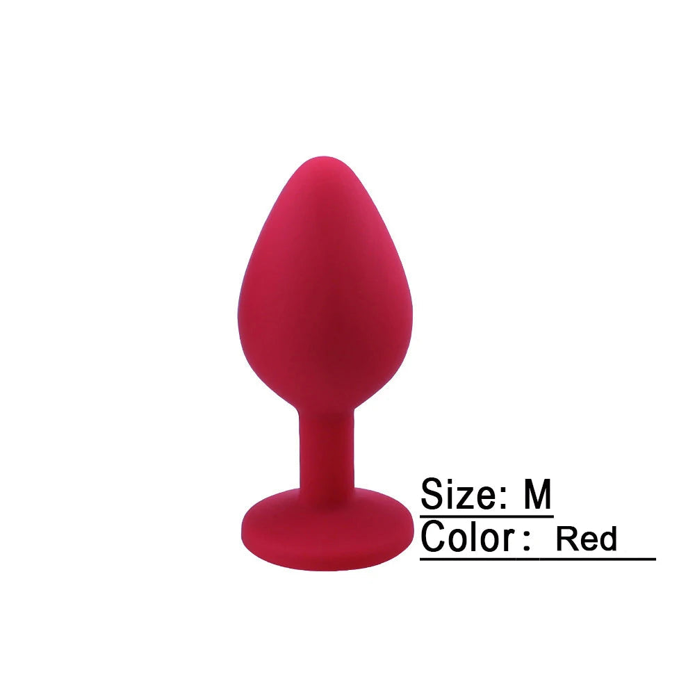 Soft Silicone Anal Butt Plug Men Prostate Massager Adult Gay Products Ass Stuffed Anal Trainer Unisex Sex Toys for Couples Goods EROCIT