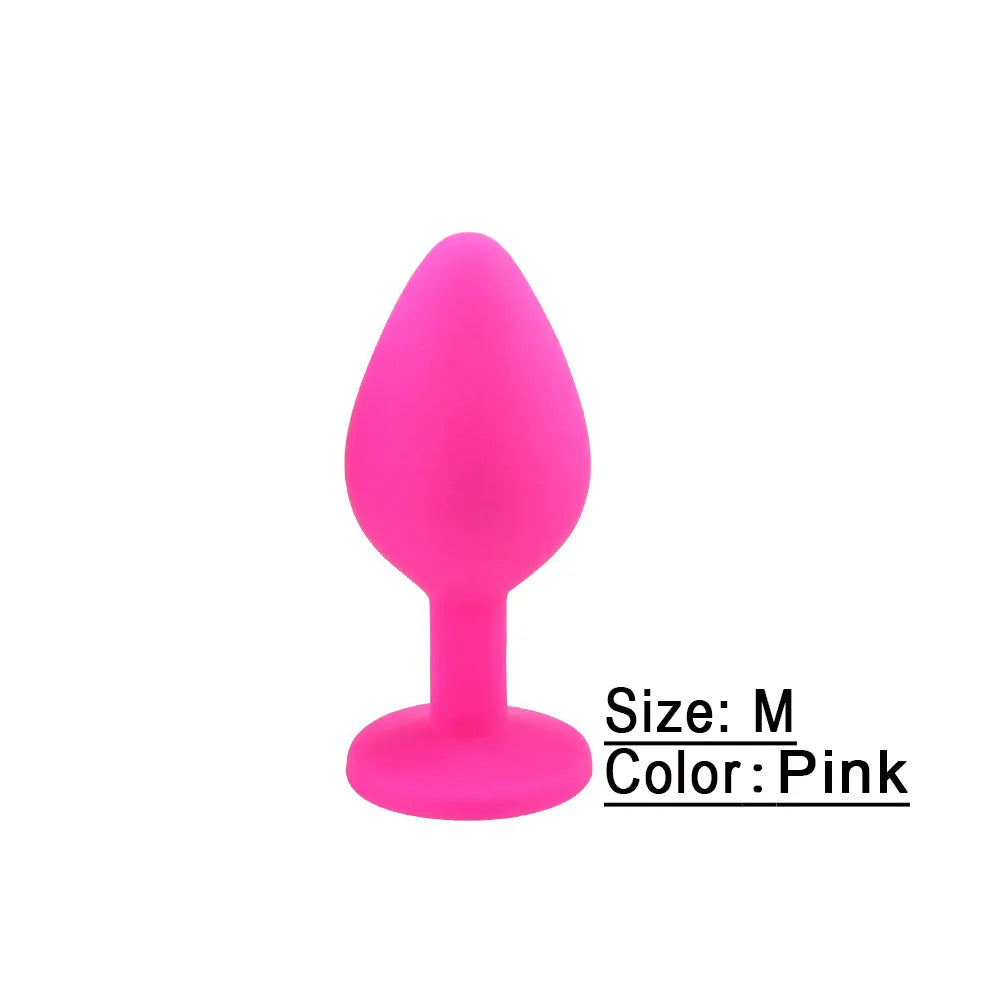Soft Silicone Anal Butt Plug Men Prostate Massager Adult Gay Products Ass Stuffed Anal Trainer Unisex Sex Toys for Couples Goods EROCIT