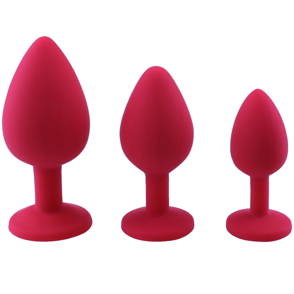 Soft Silicone Anal Butt Plug Men Prostate Massager Adult Gay Products Ass Stuffed Anal Trainer Unisex Sex Toys for Couples Goods EROCIT