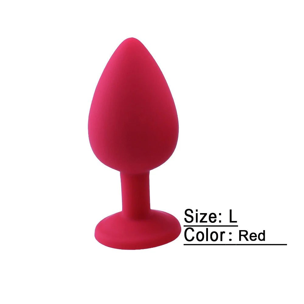 Soft Silicone Anal Butt Plug Men Prostate Massager Adult Gay Products Ass Stuffed Anal Trainer Unisex Sex Toys for Couples Goods EROCIT