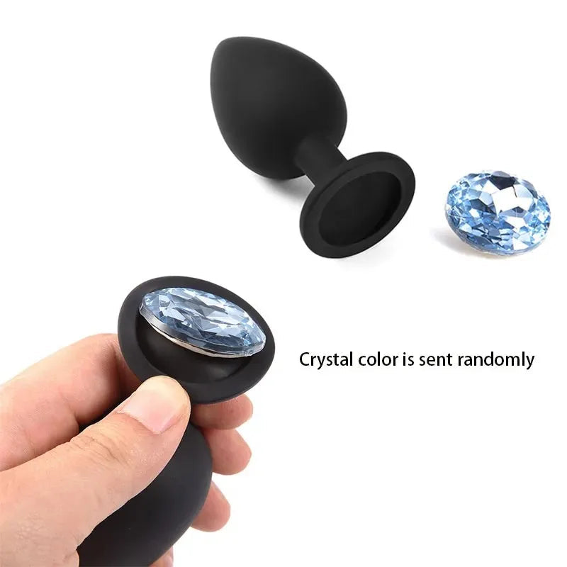 Soft Silicone Anal Butt Plug Men Prostate Massager Adult Gay Products Ass Stuffed Anal Trainer Unisex Sex Toys for Couples Goods EROCIT