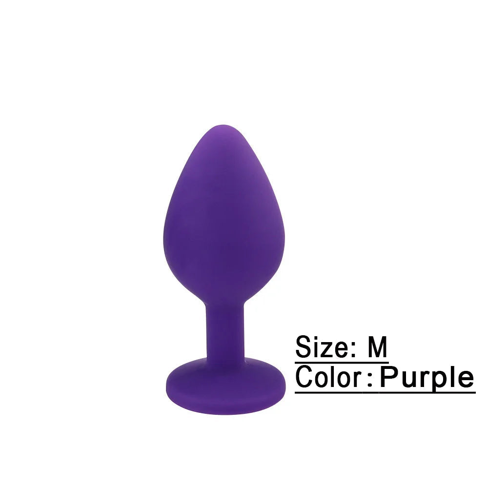 Soft Silicone Anal Butt Plug Men Prostate Massager Adult Gay Products Ass Stuffed Anal Trainer Unisex Sex Toys for Couples Goods EROCIT