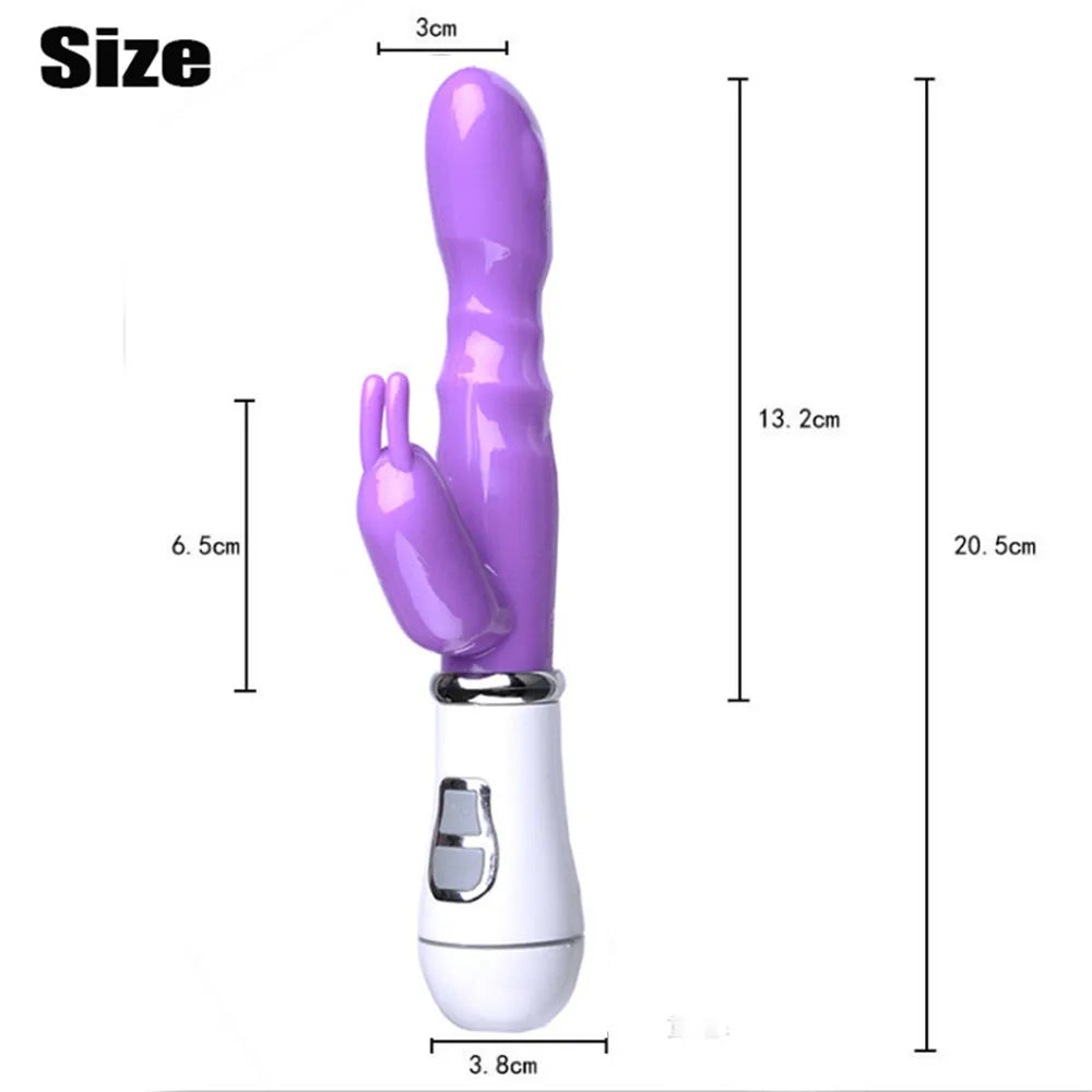 12 Speed G Spot Rabbit Vibrator Anal Sex Toys for Women Dildo AV Stick Vagina Clitoral Massager Female Masturbator Adult Product EROCIT