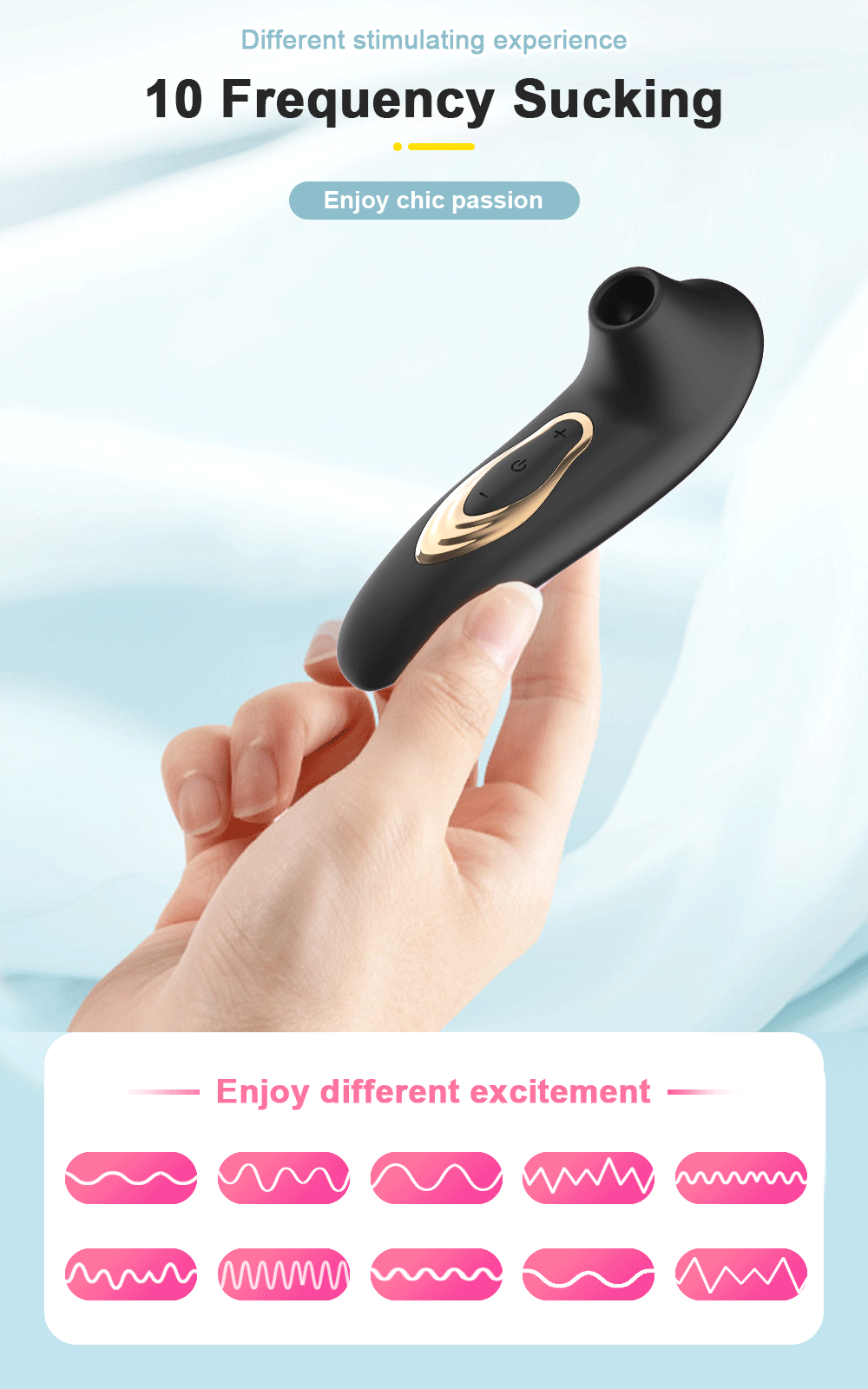Sucker Clitoris Powerful Sucking Vibrator Female Clit Nipple Oral Vacuum Stimulator Massager Sex Toys Adults Goods for Women EROCIT
