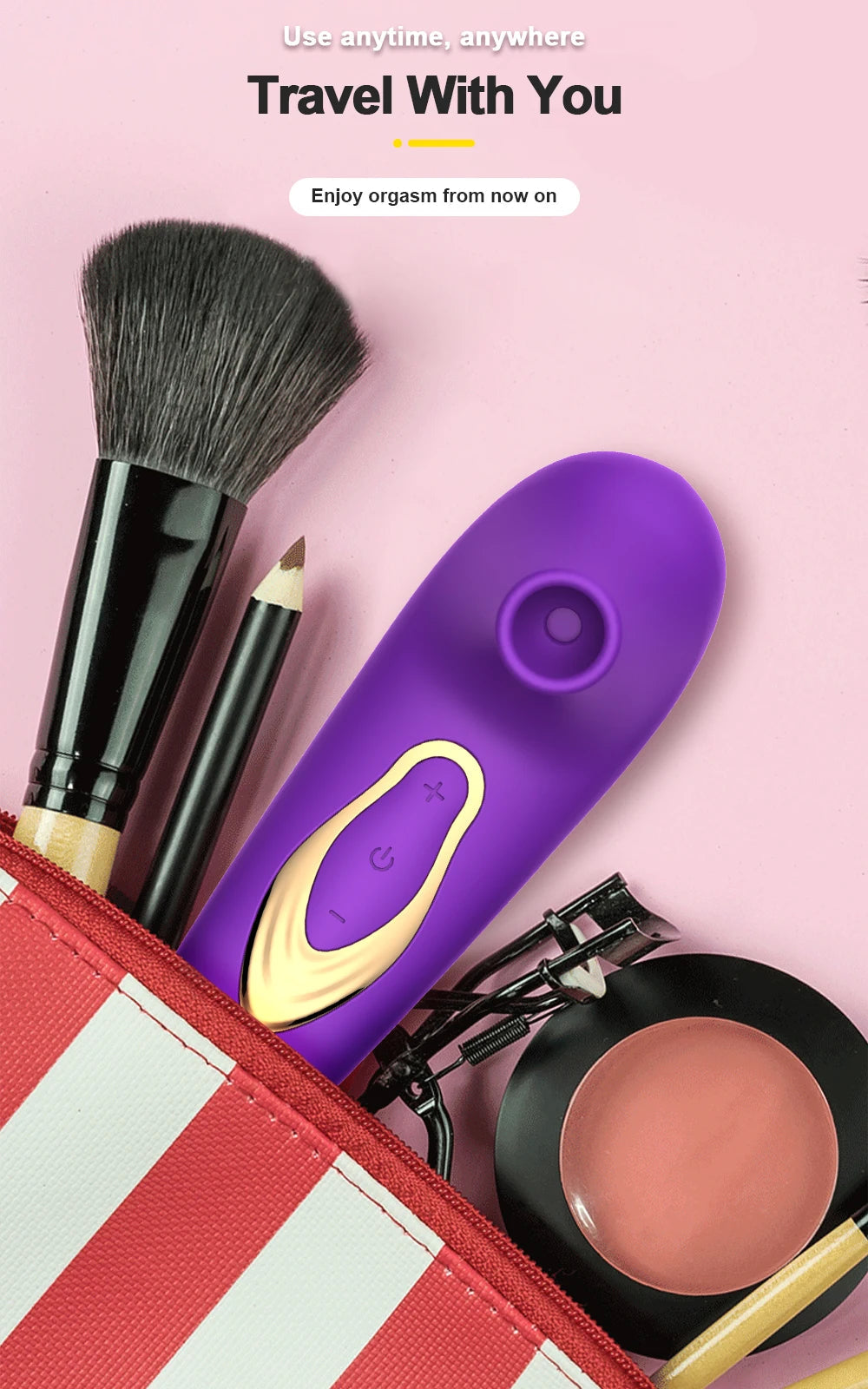 Sucker Clitoris Powerful Sucking Vibrator Female Clit Nipple Oral Vacuum Stimulator Massager Sex Toys Adults Goods for Women EROCIT
