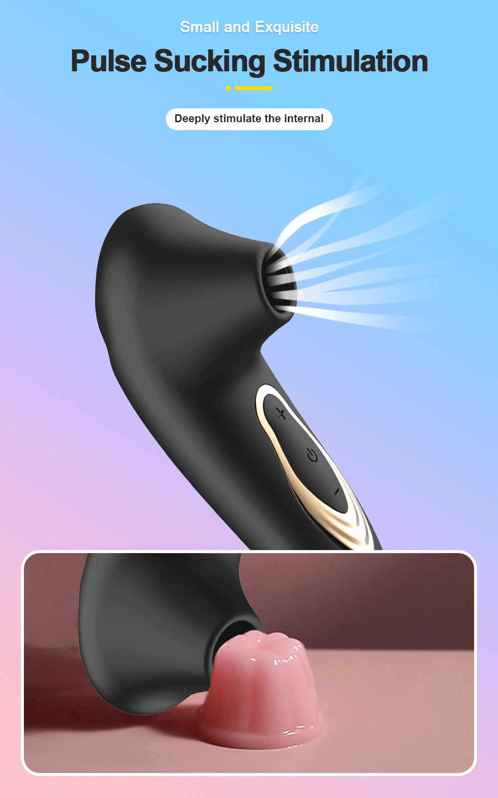Sucker Clitoris Powerful Sucking Vibrator Female Clit Nipple Oral Vacuum Stimulator Massager Sex Toys Adults Goods for Women EROCIT