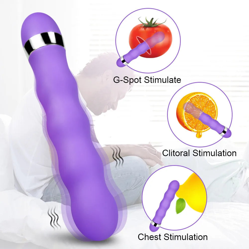 AV Stick Vibrator Clitoris Anal Vagina G-Spot Massager Dildos Female Masturbator Sex Toys for Women Lesbian Adult Erotic Product EROCIT