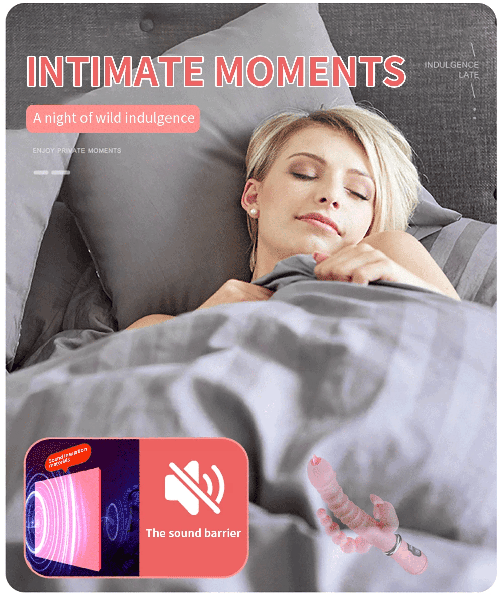 3 In 1 Dildo Rabbit Vibrator Waterproof USB Magnetic Rechargeable Anal Clit Vibrator Sex Toys for Women Couples Sex Shop EROCIT