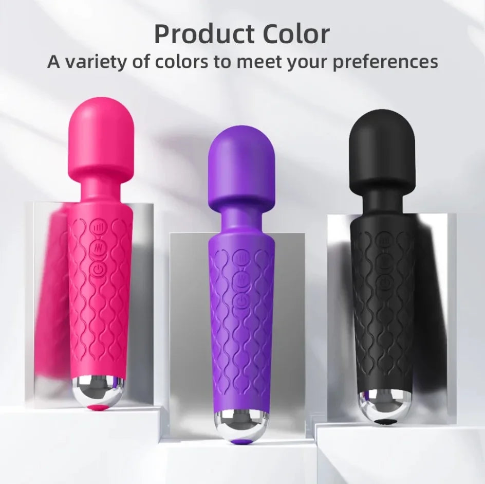 20 Speeds Powerful AV Vibrator for Women Nipple G spot Clitoris Stimulator Magic-Wand Dildo Female Masturbation Adult Sex Toys EROCIT