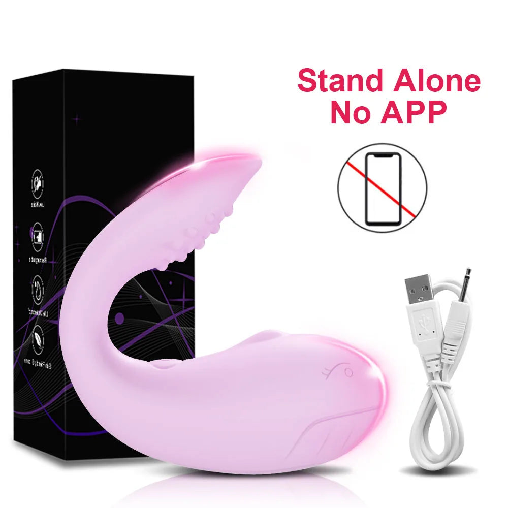 Wireless Bluetooth APP Vibrator for Women Remote Control Dildo G Spot Massager Wear Vibrating Egg Female Sex Toys for Adults 18 EROCIT