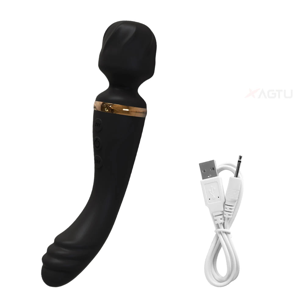 AV Vibrator for Women Vagina Massager USB Rechargeable 2 Motors G Spot Clit Clitoris Stimulator Female Sex Toys Adults Goods EROCIT