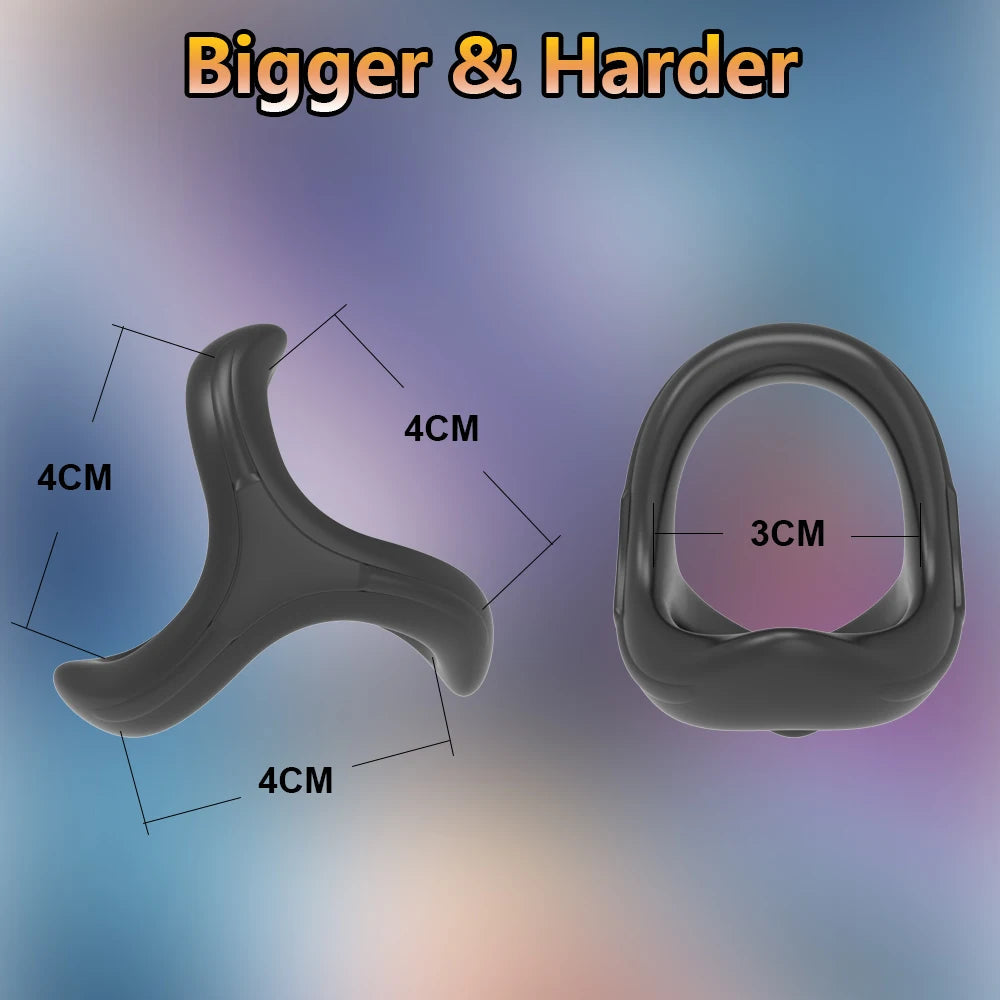 Male Cock Ring Silicone Penis Ring for Men Ejaculation Delay Semen Lock Ring Adult Supplies Male Masturbation Goods Sex Shop EROCIT