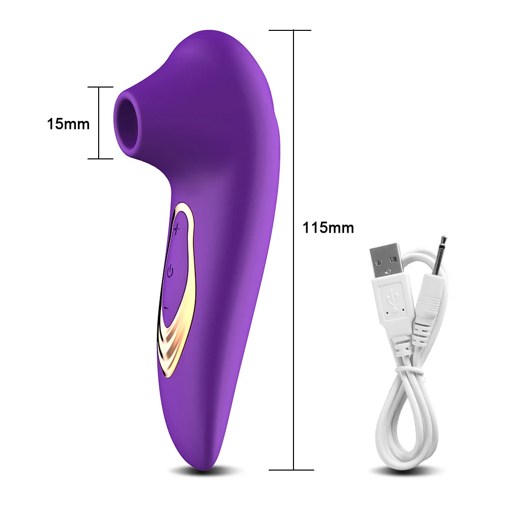 Powerful Sucker Vibrator for Female Clitoris Vagina Sucking Clit Nipple Oral Vacuum Stimulator Massager for Women Adults Sex Toy EROCIT