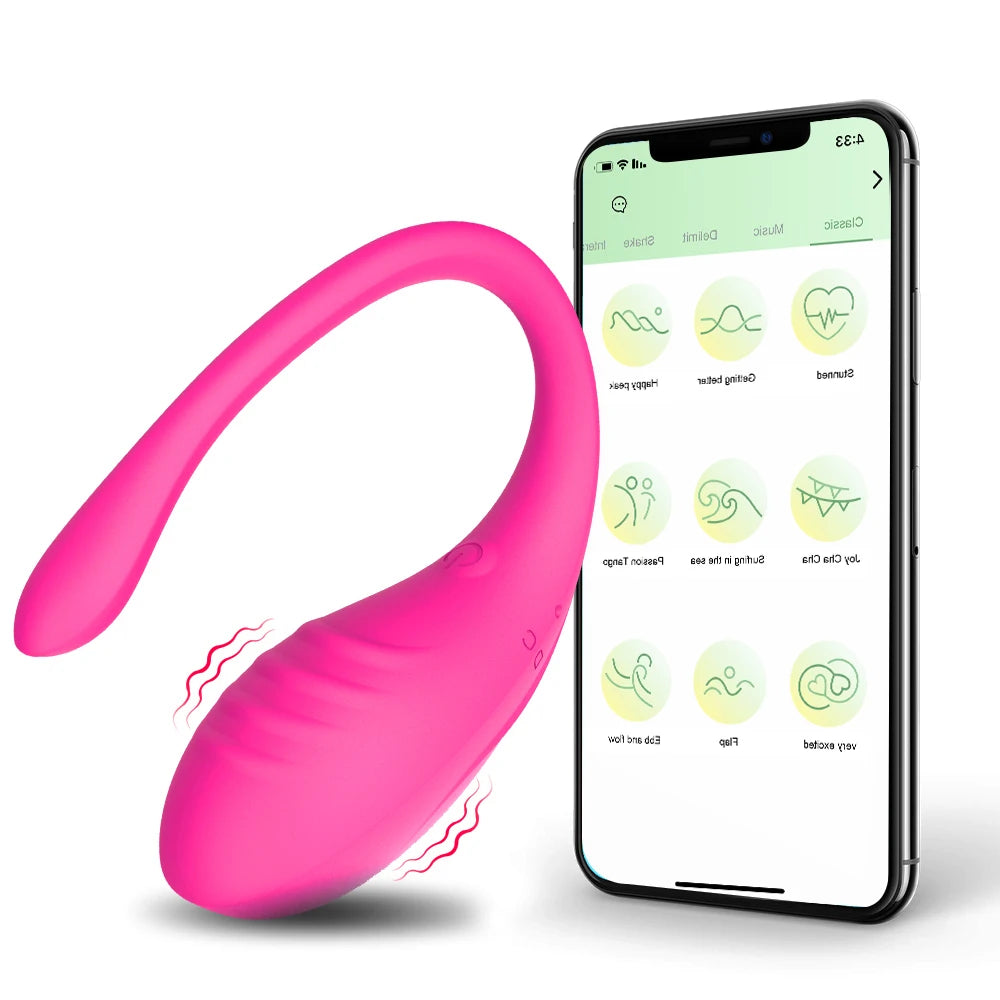 APP Controlled Vaginal Vibrators G Spot 9 Speed Anal Vibrating Egg Massager Wearable Stimulator Adult Sex Toys for Women Couples EROCIT
