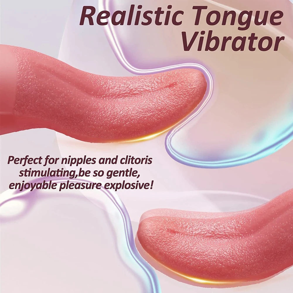 Sex Toys Vibrator Nipple Vagina Tongue Licking Stimulator Massager Masturbation Tools Women Sex Toys Vibration Adult Supplies EROCIT