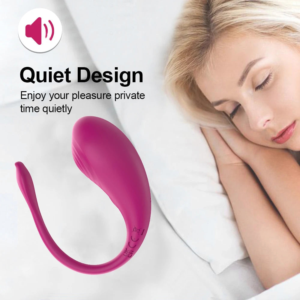 APP Bluetooth Control Vibrator Egg for Female Clitoris Stimulator Wearable G Spot Massager Vibrating Egg for Adult Women Sex Toy EROCIT