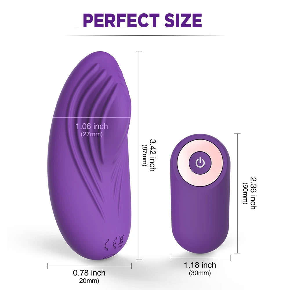Butterfly Wearable Vibrator for Women Masturbator Wireless Remote Control Clitoris Vibrating Panties Orgasm Sex Toys for Couple EROCIT