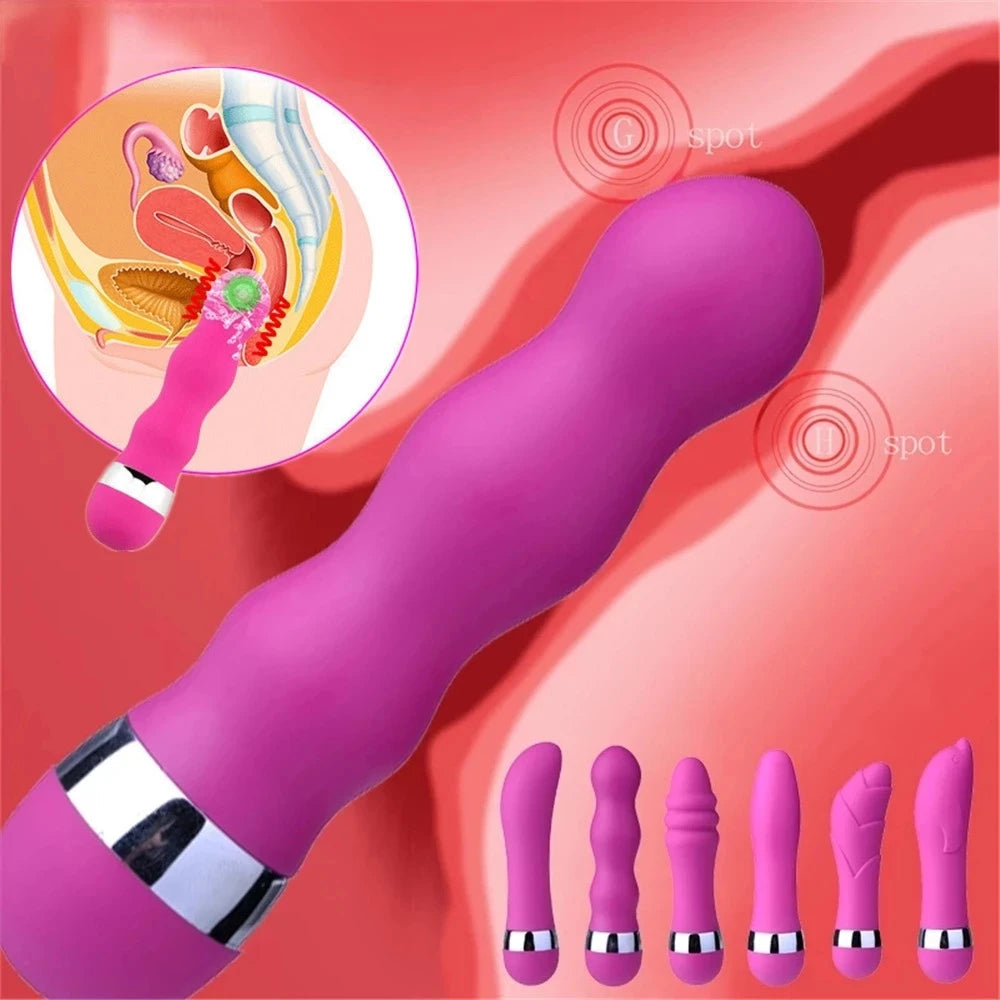 Mini Dildo G Spot Vagina Vibrator For Women Intimate Goods Threaded Av Vibrator Stimulate Butt Plug Anal Erotic Goods Sex Toys EROCIT