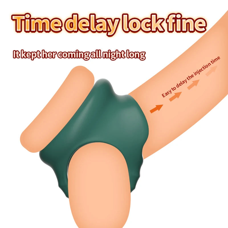 Reusable Penis Ring Silicone Semen Lock Ring Delay Ejaculation Time Lasting Cock Ring Sex Toys For Men Couples Adult Products EROCIT
