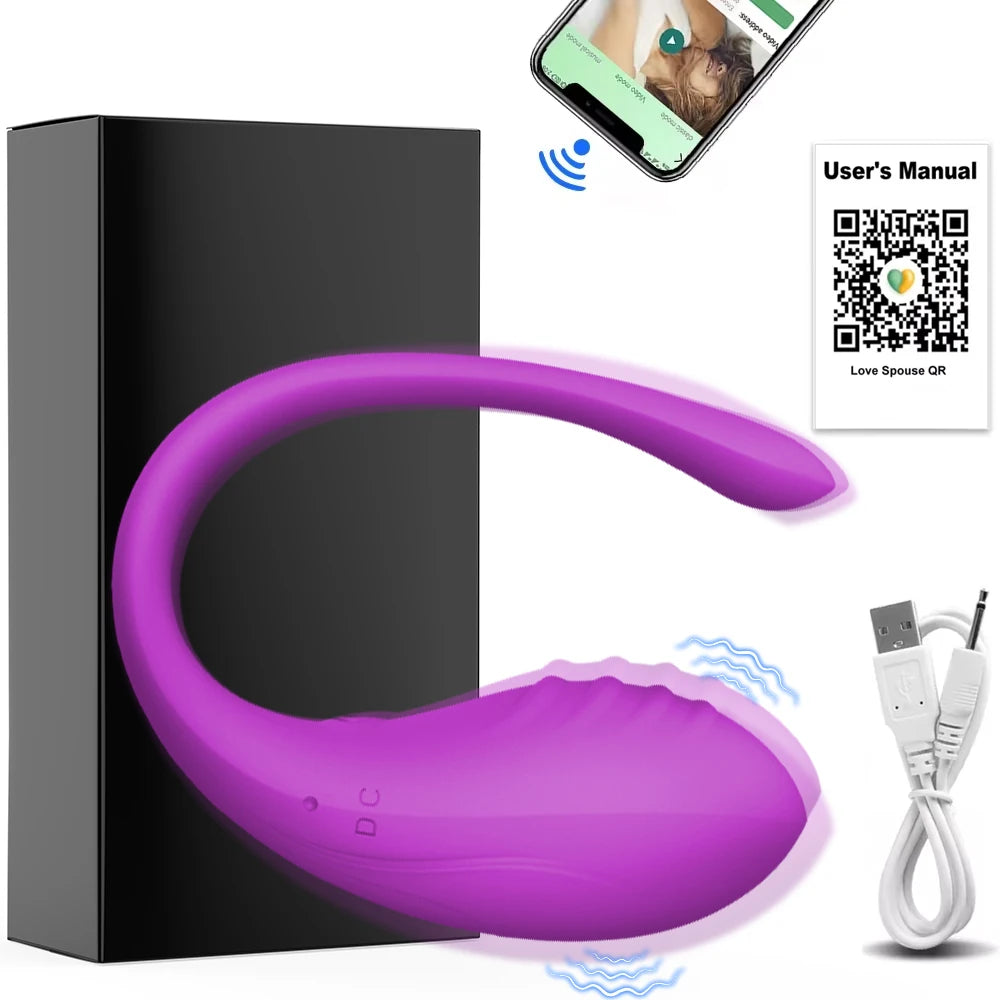 Wireless Bluetooth G Spot Vibrator for Women Dildo APP Remote Control Wear Vibrating Egg Clit Female Panties Sex Toys for Adults EROCIT