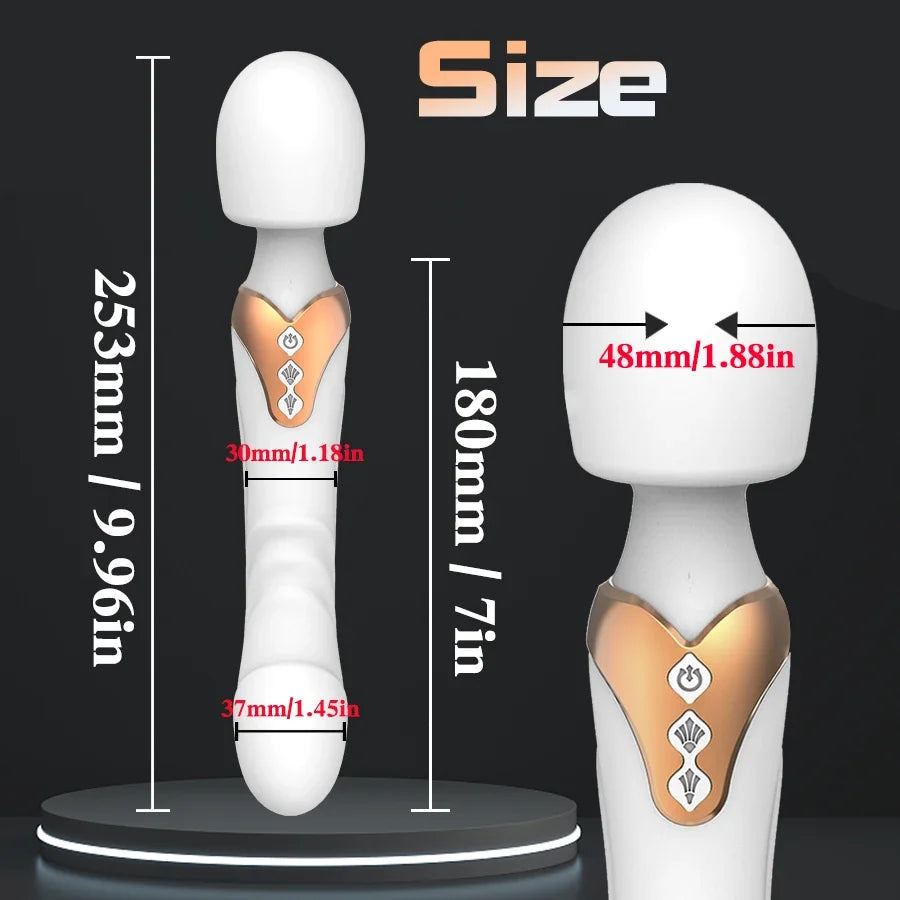 Powerful Vibrator Dildos Wand for Women 10 Modes Clitoris Stimulator G Spot Vagina Massager Adult Sex Toys for Woman EROCIT