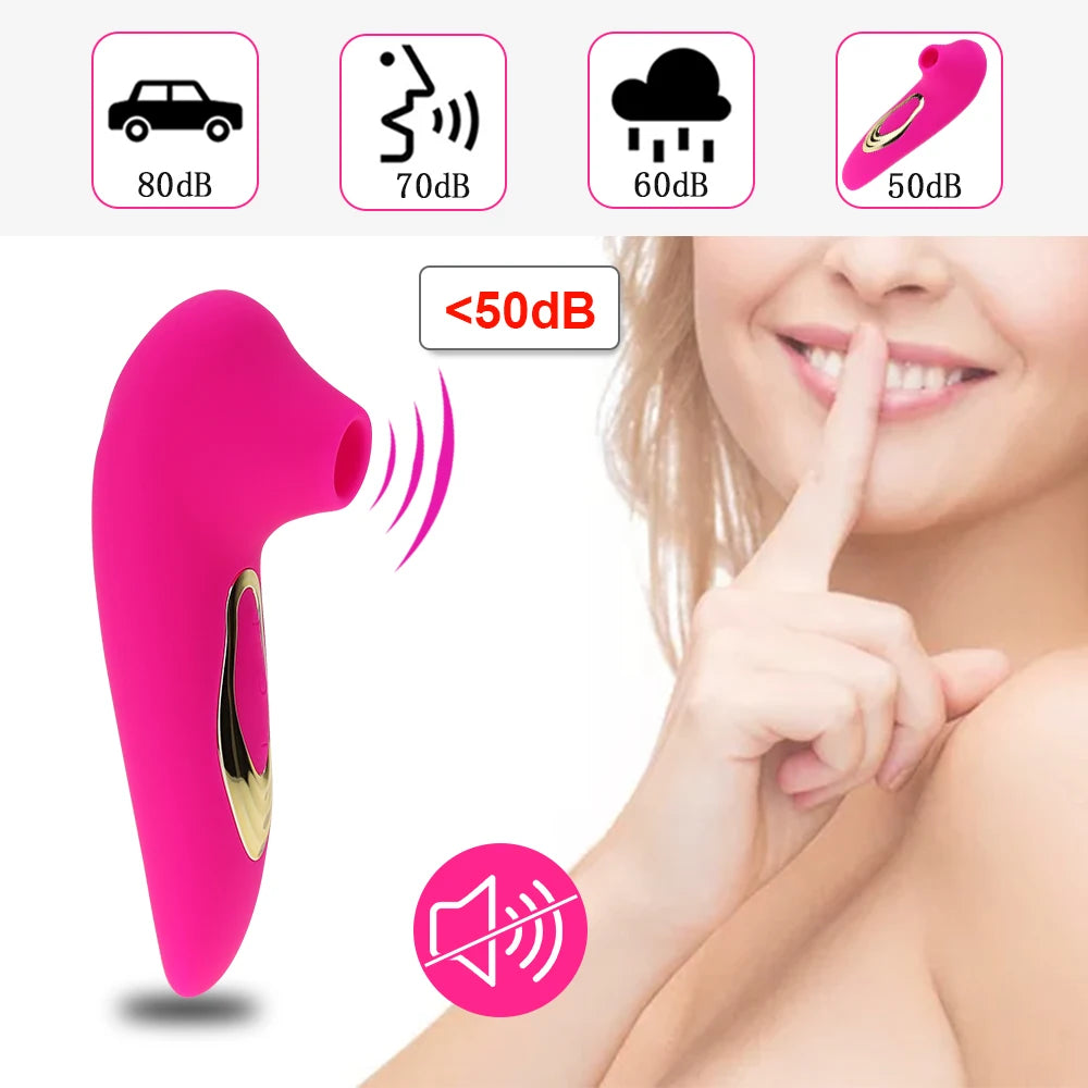 Clitoral Sucking Vibrator Female Erotic Stimulator G Spot Nipple Oral Sucker Vagina Vacuum Sex Toy for Women 18 Masturbator EROCIT
