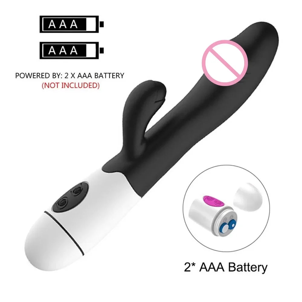 Rabbit Vibrator for Women Vagina G-Spot Nipple Clitoris Stimulator Thrusting Telescopic Rotating Dildo for Adult Sexy Toys EROCIT