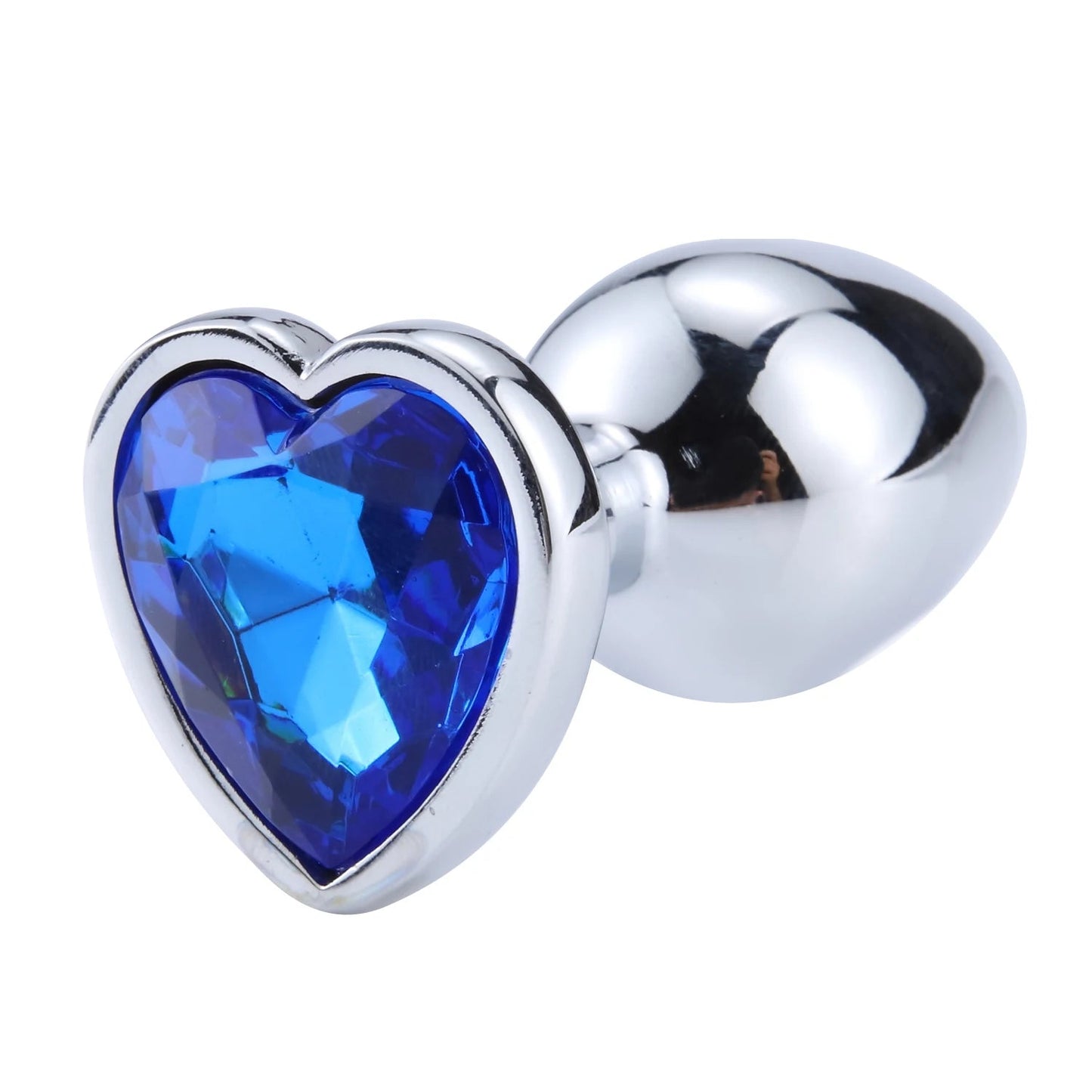 Anal Plug Heart 3 Sizes Stainless Steel Crystal Anal Plug Removable Butt Plug Stimulator Anal Sex Toys Prostate Massager Dildo EROCIT