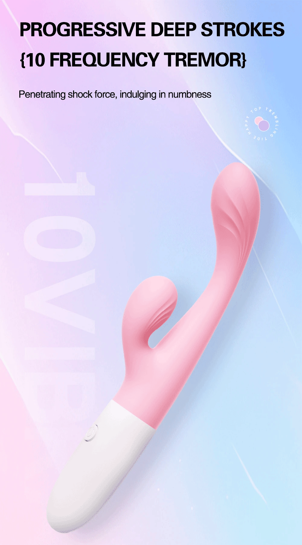 Powerful Double Head Rabbit Vibrators Vagina Clitoris Stimulator G-Spot Massager Sex Toys For Women Female Masturbator Sex Shop EROCIT