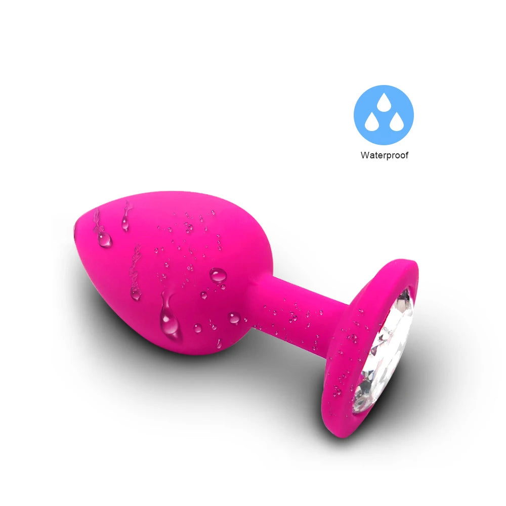 3 Size Silicone Butt Plug Anal Plug Unisex Sex Stopper Adult Toys for Men/Women Anal Trainer Prostate Massager Dildo for Couples EROCIT