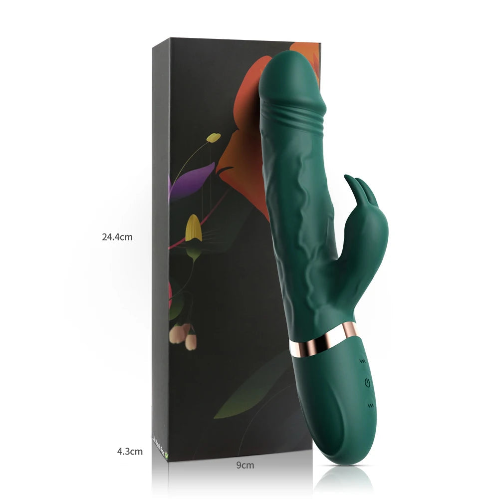 G-Spot Dildo Rabbit Vibrator 10 Speed Vibration Waterproof Vagina Clitoris Massager Sex Toys for Women EROCIT