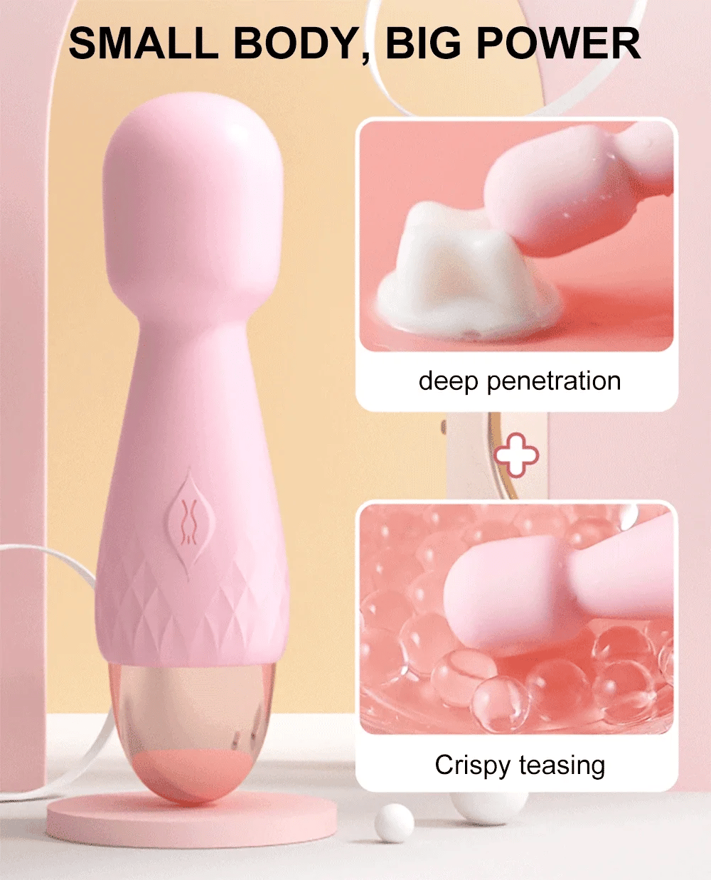 10 Modes Strong Vibration Mini Vibrator Magic Stick USB Charging Massager Clitoris G-Spot Vibrators Sex Toy For Women Adults 18 EROCIT