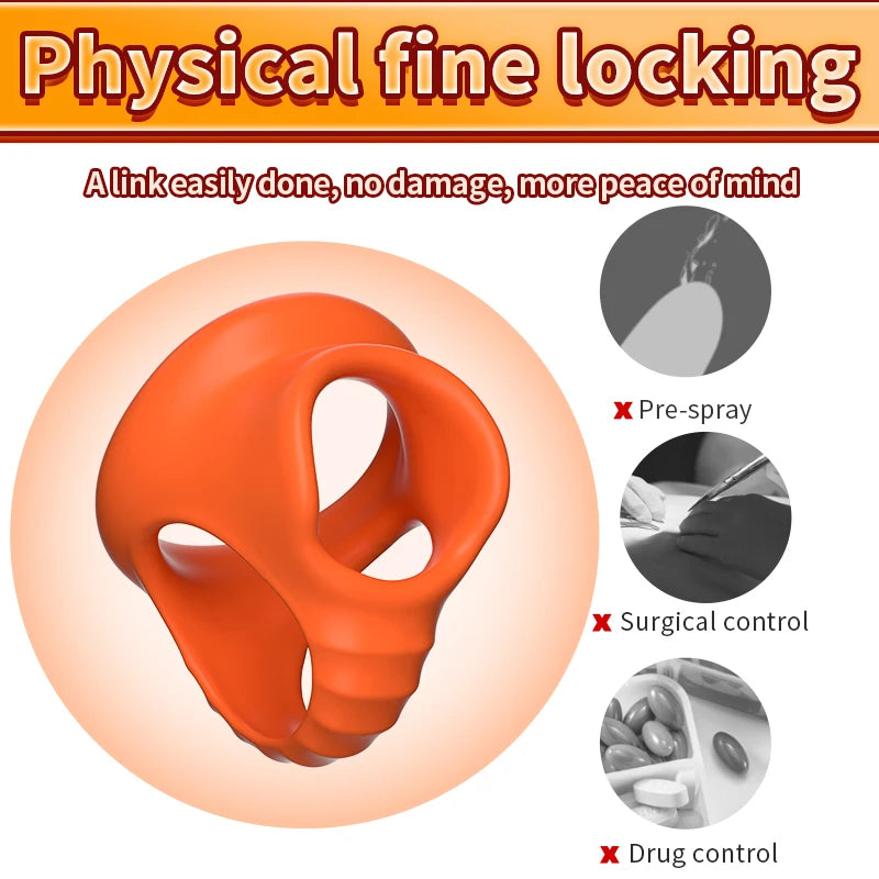 Reusable Penis Ring Silicone Semen Lock Ring Delay Ejaculation Time Lasting Cock Ring Sex Toys For Men Couples Adult Products EROCIT