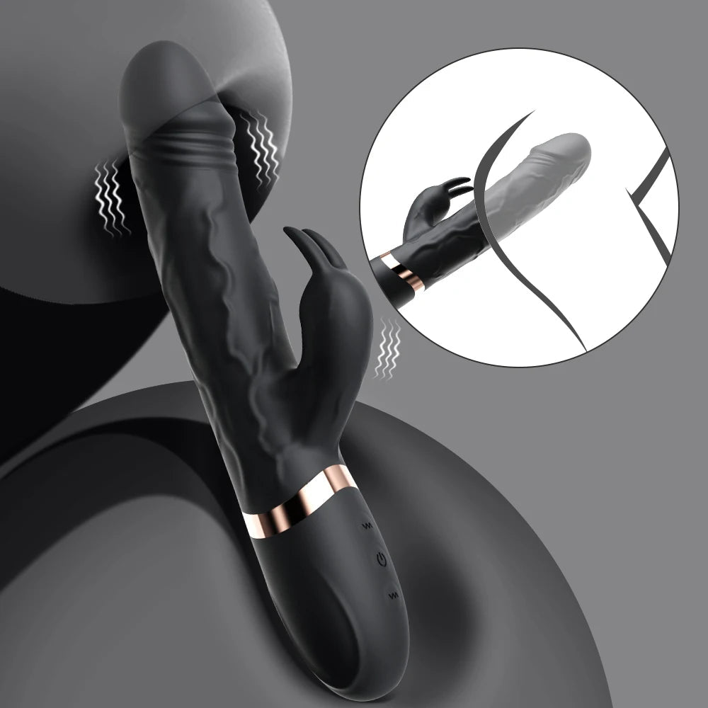 G-Spot Dildo Rabbit Vibrator 10 Speed Vibration Waterproof Vagina Clitoris Massager Sex Toys for Women EROCIT