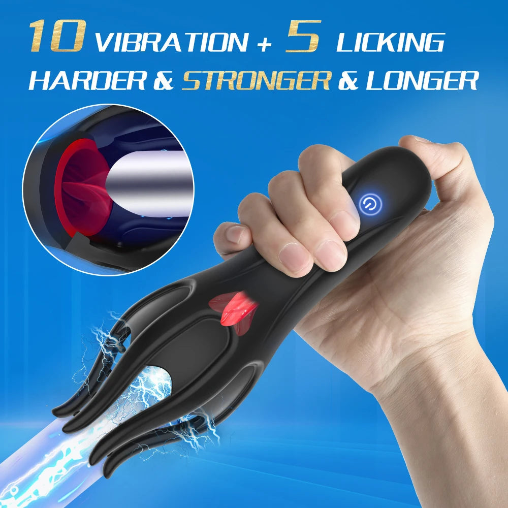 Penis Training Vibrator Male Masturbator Glans Stimulator Sex Toy for Ejaculation Delay Training Male Pleasure Prolong Endurance EROCIT