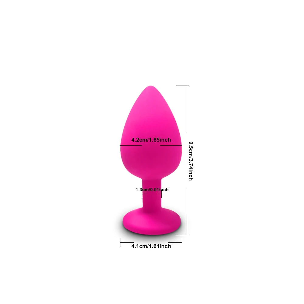 Soft Silicone Anal Butt Plug Men Prostate Massager Adult Gay Products Ass Stuffed Anal Trainer Unisex Sex Toys for Couples Adult EROCIT