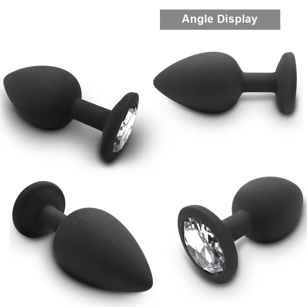 Soft Silicone Anal Butt Plug Men Prostate Massager Adult Gay Products Ass Stuffed Anal Trainer Unisex Sex Toys for Couples Adult EROCIT