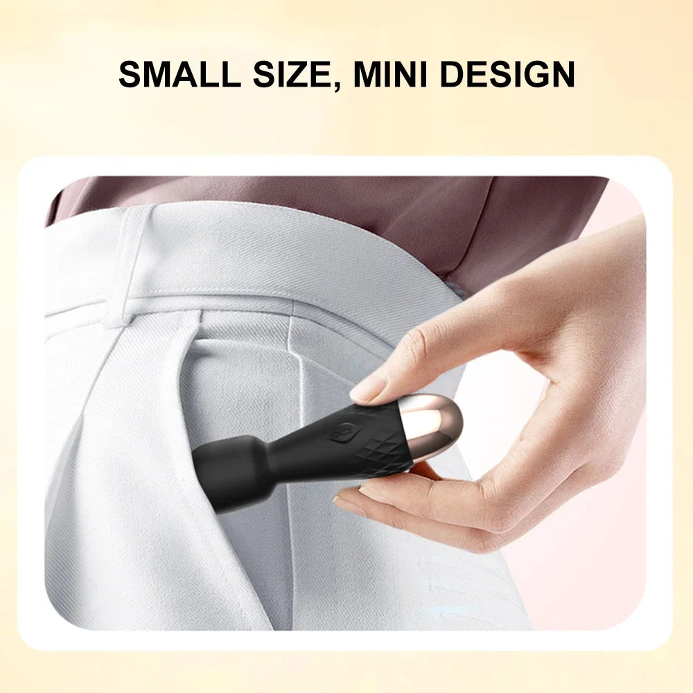 10 Modes Strong Vibration Mini Vibrator Magic Stick USB Charging Massager Clitoris G-Spot Vibrators Sex Toy For Women Adults 18 EROCIT