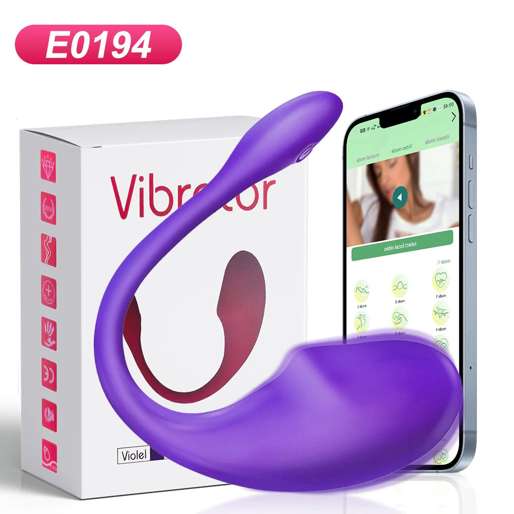 Wireless Vibration Love Egg Vibrator Vaginal G Spot Vibrating Stimulator Wearable Bluetooth APP Control Sex Toys For Adult Women EROCIT