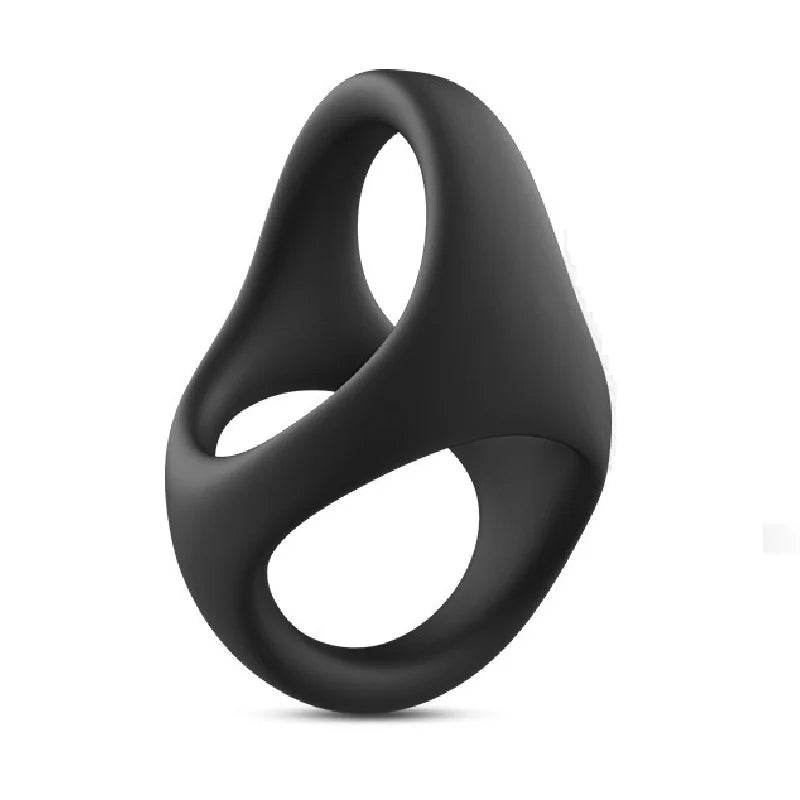 Men's Cock Ring Elastic Silicone Penis Ring Sex Toys Delay Ejaculation Erection Semen Lock Rings Scrotum Bind Adult Supplies EROCIT