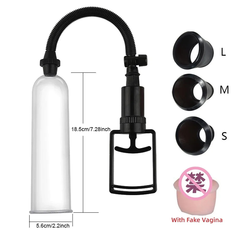 Powerful Penis Pump Extender Enhancement For Man Vacuum Big Dick Trainer Male Lasting Sex Toys EROCIT