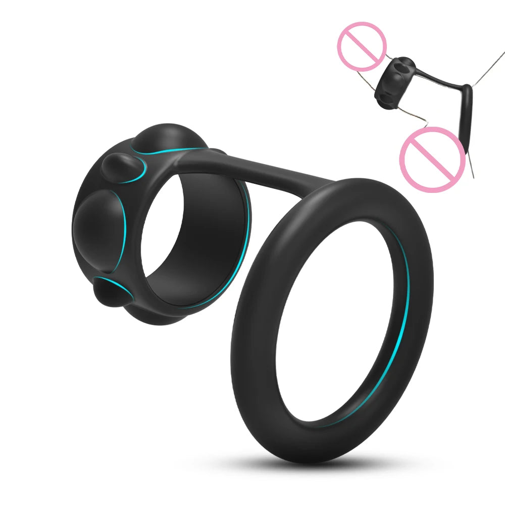 Male Cock Ring Silicone Penis Ring for Men Ejaculation Delay Semen Lock Ring Adult Supplies Male Masturbation Goods Sex Shop EROCIT
