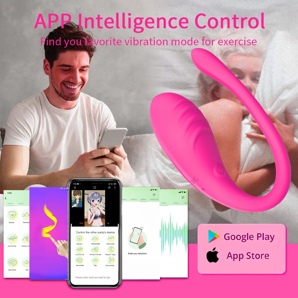 APP Controlled Vaginal Vibrators G Spot 9 Speed Anal Vibrating Egg Massager Wearable Stimulator Adult Sex Toys for Women Couples EROCIT