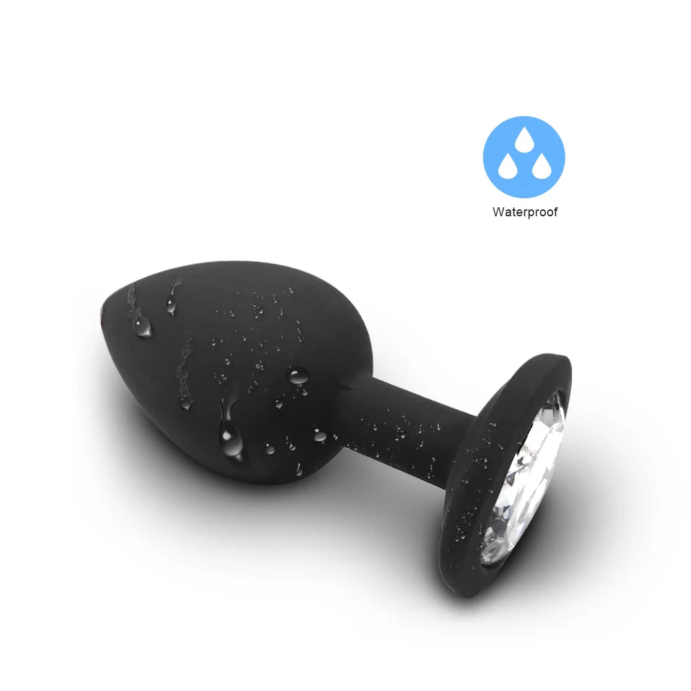 3 Size Silicone Butt Plug Anal Plug Unisex Sex Stopper Adult Toys for Men/Women Anal Trainer Prostate Massager Dildo for Couples EROCIT