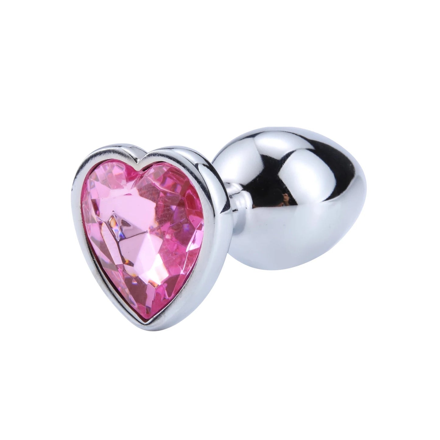 Anal Plug Heart 3 Sizes Stainless Steel Crystal Anal Plug Removable Butt Plug Stimulator Anal Sex Toys Prostate Massager Dildo EROCIT