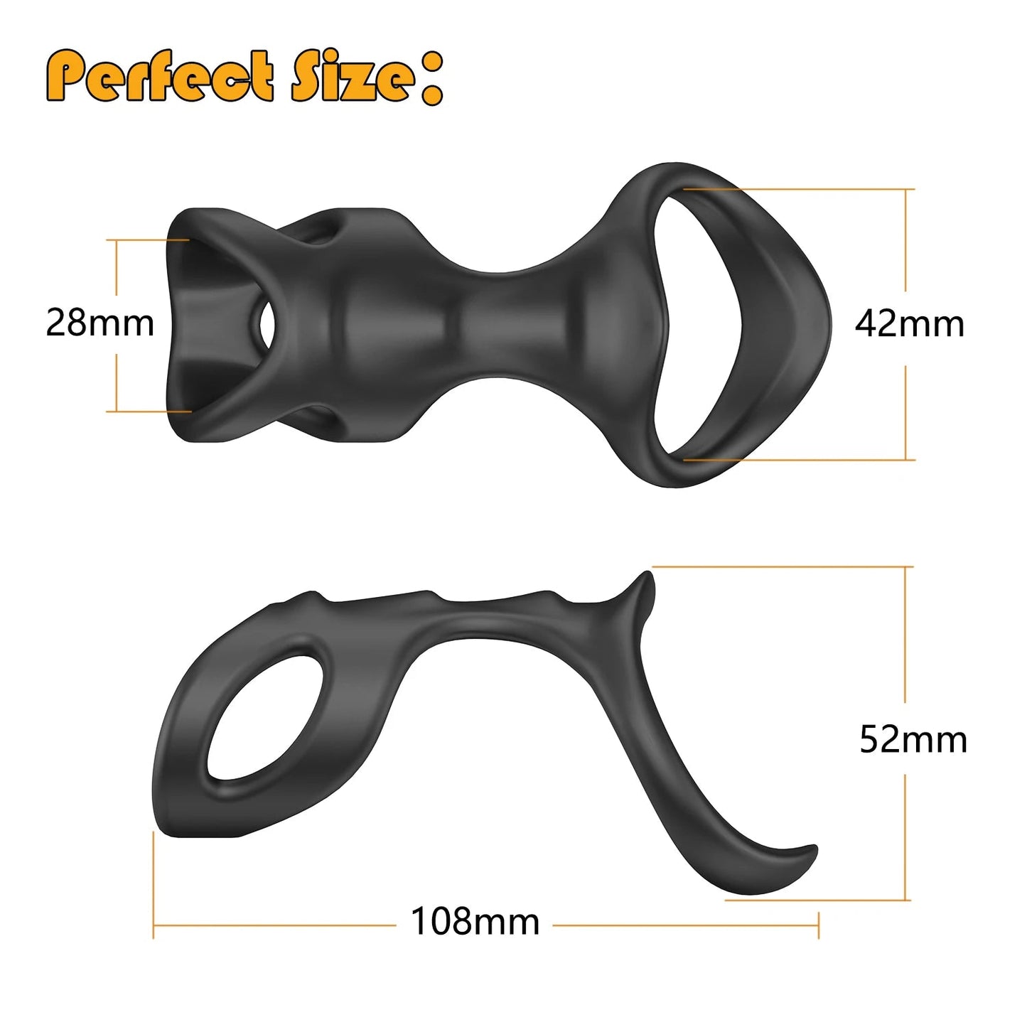 Cock Rings Silicone Ball Stretcher Delay Ejaculation TPE Penis Ring for Men Sex Toys Adjustable Semen Lock Ring SM Penis Sleeve EROCIT